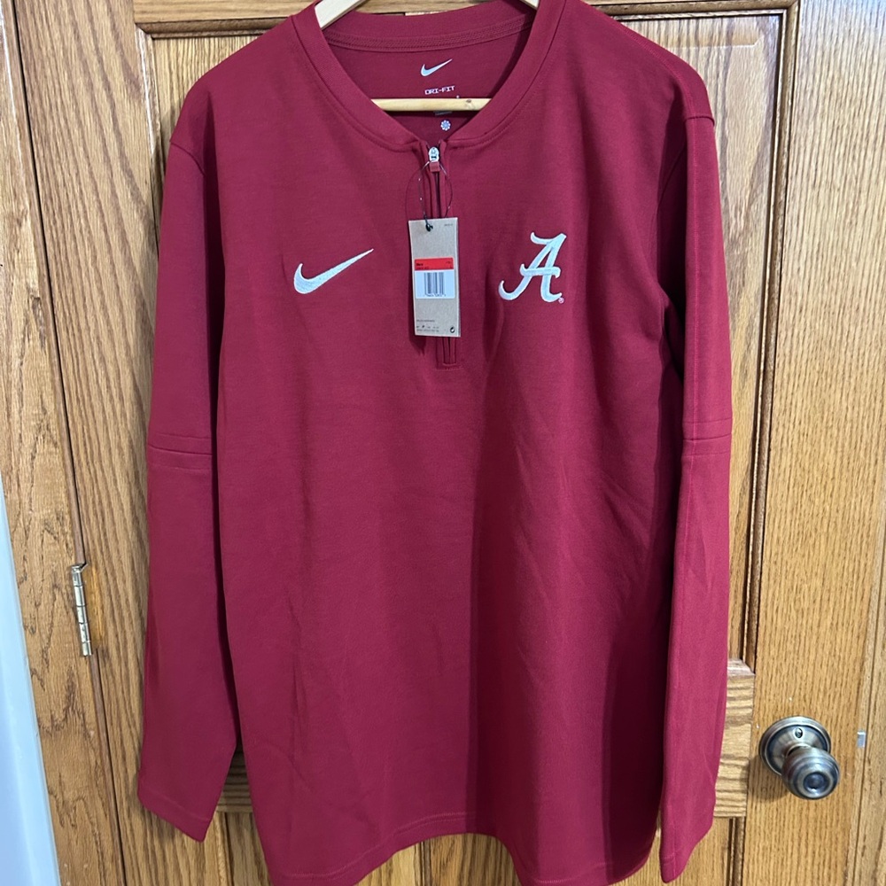 Nike  Alabama Long-Sleeve Pullover Top